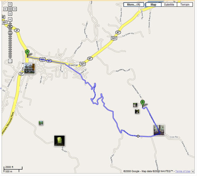 Dennis Cove Map